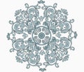 Floral Classic circular ornament