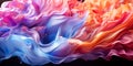 Floral colourful fluid abstract background Royalty Free Stock Photo