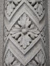Floral column ornament Royalty Free Stock Photo