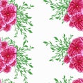 Vector Pattern with Flowers