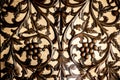 floral decoration engraving of wood forniture texture