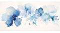 Floral delicate and tender watercolor composition with flowers. Botanical AI illustration. For textile, wallpapers