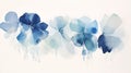 Floral delicate and tender watercolor composition with flowers. Botanical AI illustration. For textile, wallpapers