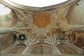 Floral Design on ceiling on Tomb of Princess Sultan Nithar Begam