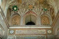 Floral Design on ceiling on Tomb of Princess Sultan Nithar Begam