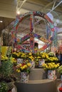 Floral display in pavilion, Keukenhof Gardens