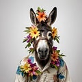 Floral Donkey