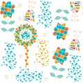 Floral elegance seamless pattern. It is located in swatch menu,