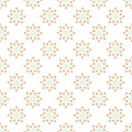 Floral element seamless background. Elegant decorative pattern with hand drawn flowers. Wallpaper, textile, scrapbook, packaging Royalty Free Stock Photo
