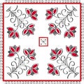 Floral ethnic ornament