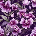 Floral fabric for curtains Royalty Free Stock Photo