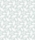 Floral Fine Seamless Vector Pattern