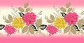 Floral flower border design background