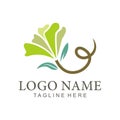 Floral and flower logo icon design Royalty Free Stock Photo