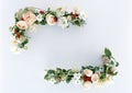 Floral Frame-12 Royalty Free Stock Photo