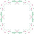 Floral frame