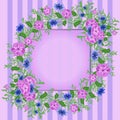 Floral frame