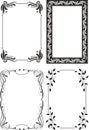 Floral Frame Set 4