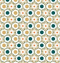 Floral geometric pattern Royalty Free Stock Photo