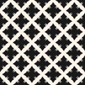 Floral geometric seamless pattern. Vector abstract monochrome Gothic ornament Royalty Free Stock Photo