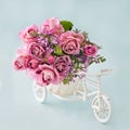 Floral gift . Royalty Free Stock Photo