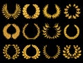 Floral Gold Wreathes Collection