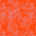 Floral gradient background, carnation flowers pattern. Orange lush lava abstract floral background
