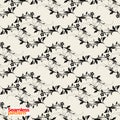 Floral groovie pattern Royalty Free Stock Photo