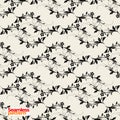 Floral groovie pattern