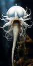 Floral Jellyfish: A Stunning Petzval 85mm F22 Inspired Uhd Image Royalty Free Stock Photo