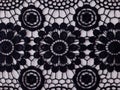Floral lace fabric Royalty Free Stock Photo