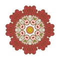 Floral lace motifs. Mandala. Zentangl relaxation