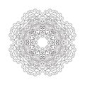 Floral lace motifs. Mandala. Zentangl relaxation