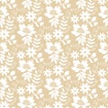 floral lace pattern Royalty Free Stock Photo