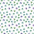 Floral leaves shamrock seamless saint Patrick day pattern for clothes print and kids notebooks and wrapping