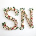 Floral letter \