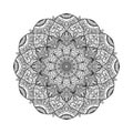 Floral mandala motive Royalty Free Stock Photo