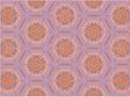 Floral Mosaic Vector Repeat Pattern Print Background Royalty Free Stock Photo