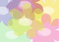 Floral multicolor blur background design. Royalty Free Stock Photo