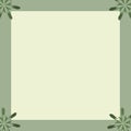 Floral Notepaper Border Frame