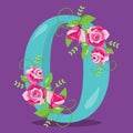 Floral Numbers 0