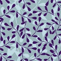 Vector illustration of leaves pattern.