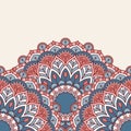 Floral oriental pattern