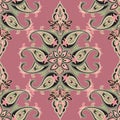 Floral oriental seamless pattern. Flower background. Floral ornament