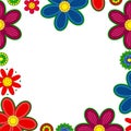 Floral ornament border