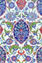 Floral ornament on tiles