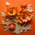 Floral Paper Sculpture By Jasper Eug Kilpmann