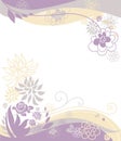 Floral pastel background