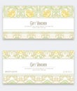 Floral pattern in art nouveau style, vintage, old, retro style Royalty Free Stock Photo