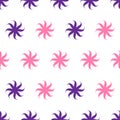 Floral pattern executed in two variation colour of flower